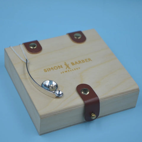 Side by Side Gold & Silver Pendant