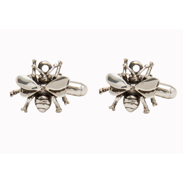 Bee Silver Cufflinks
