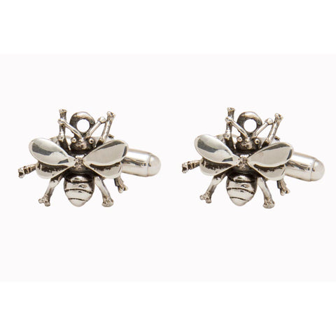 Bee Silver Cufflinks