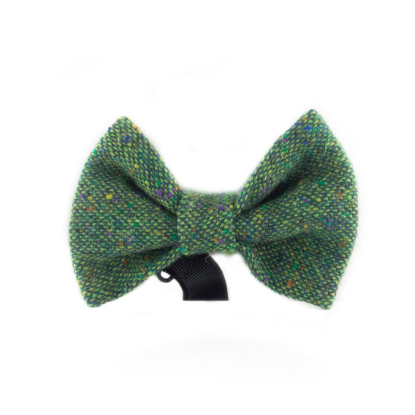 Donegal Tweed Green Bow Tie