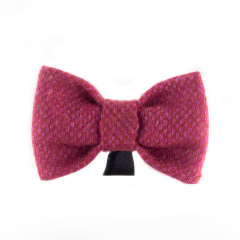 Donegal Tweed Red & Pink Bow Tie