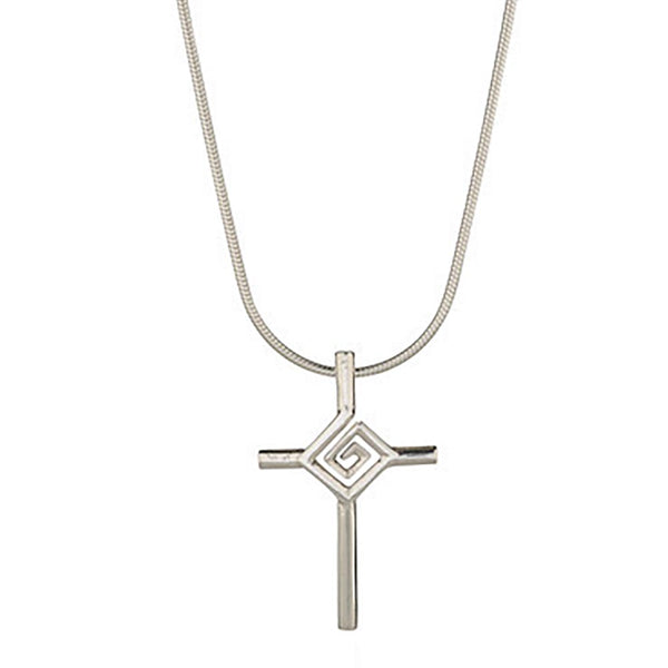 Folklife Sterling Silver St. Brigid's Cross Pendant