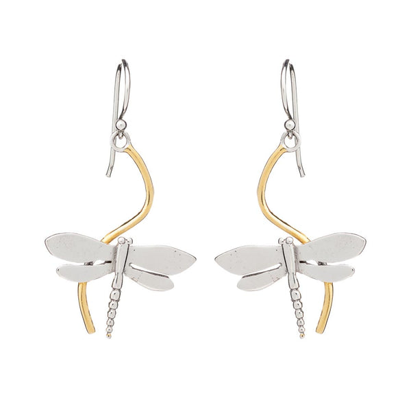 Juniper Gold-Plated & Silver Drop Earrings