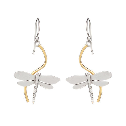 Juniper Gold-Plated & Silver Drop Earrings