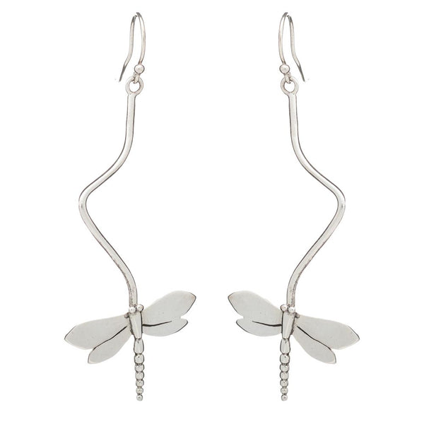 Papyrus Silver Drop Earrings