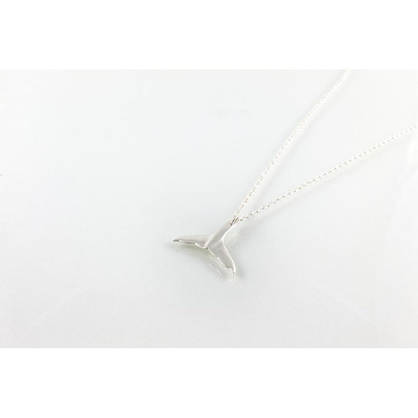 Charm Whale Tail Silver Necklace