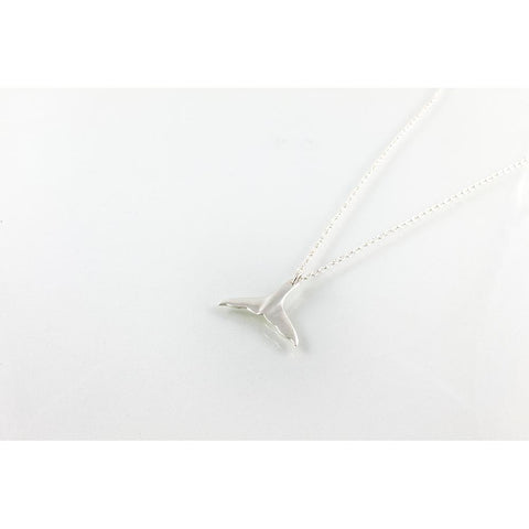 Charm Whale Tail Silver Necklace