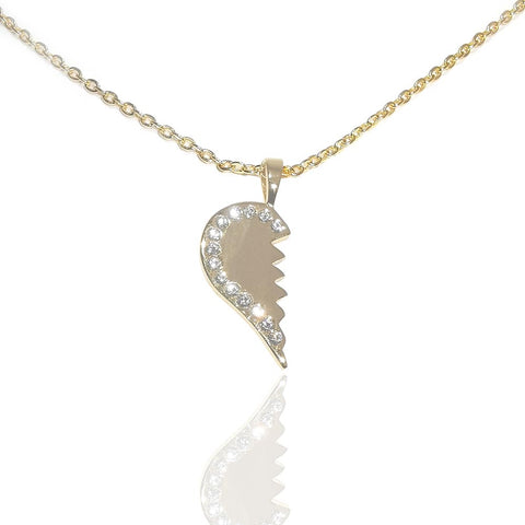 Saoirse The Other Half of my Heart Gold-Plated Pendant Necklace