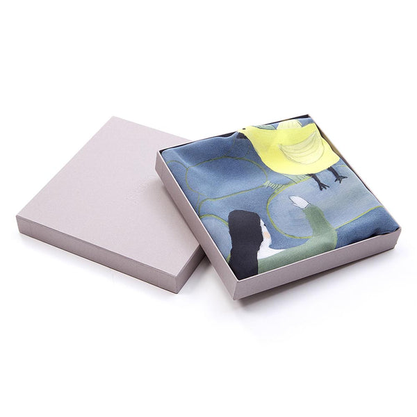 Marionettes Silk Scarf 90x90cm