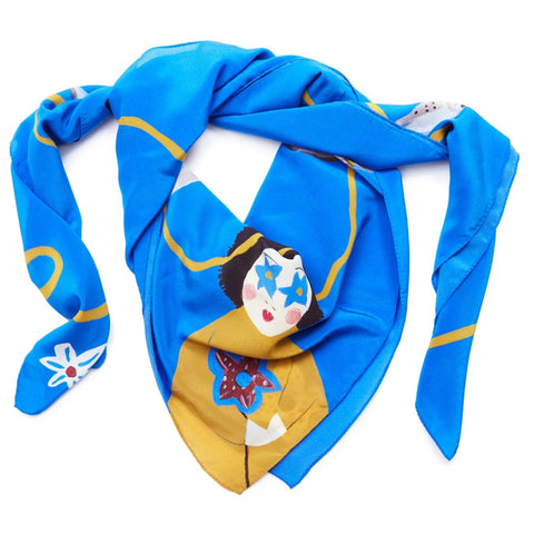 Sleeping Beauty Silk Scarf 140x140cm