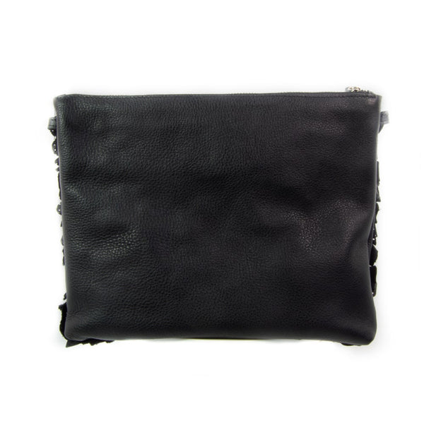 Alexa black Leather Cross Body Bag