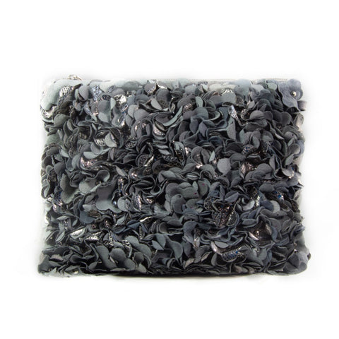 Alexa Gunmetal Leather Cross Body Bag