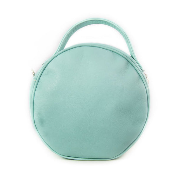 Luna Mint Leather Cross Body Bag