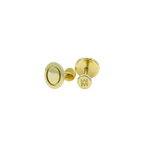 Brass Round Cufflinks