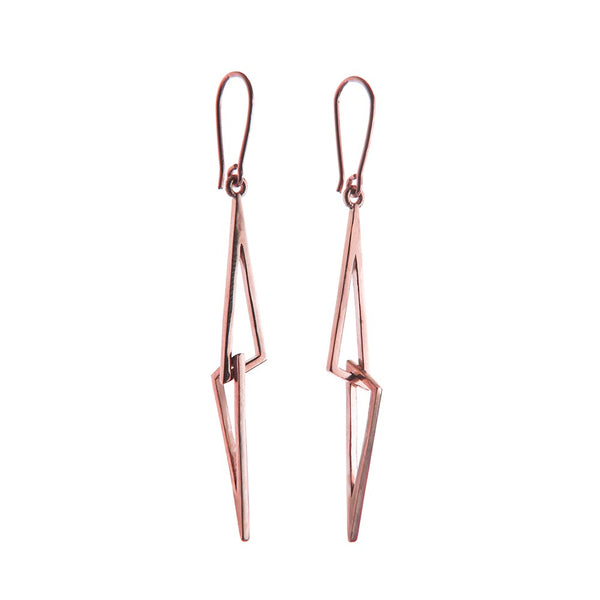 Le Chéile Rose Gold Linked Earrings
