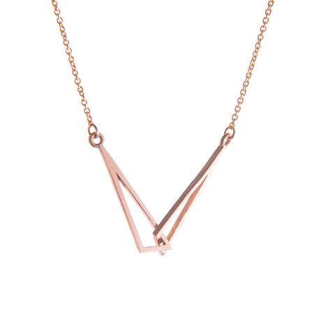 Le Chéile Rose Gold Linked Pendant