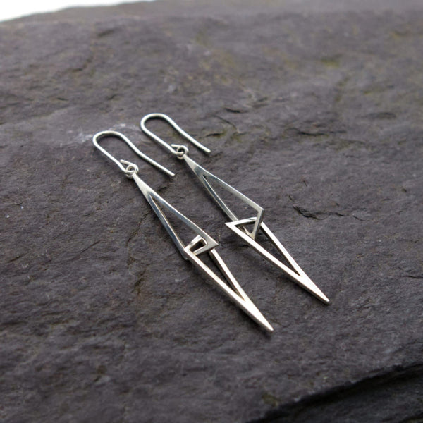 Le Chéile Silver Linked Earrings