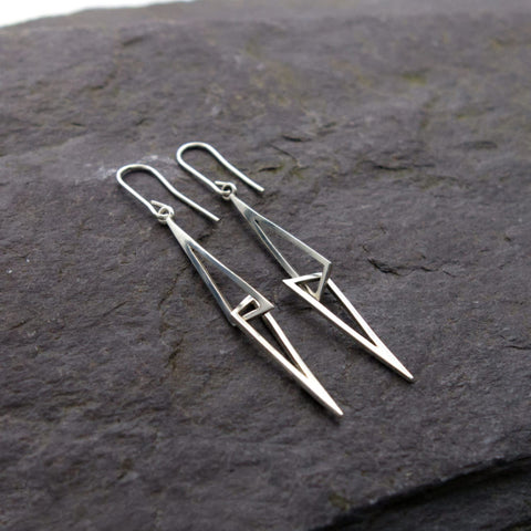 Le Chéile Silver Linked Earrings