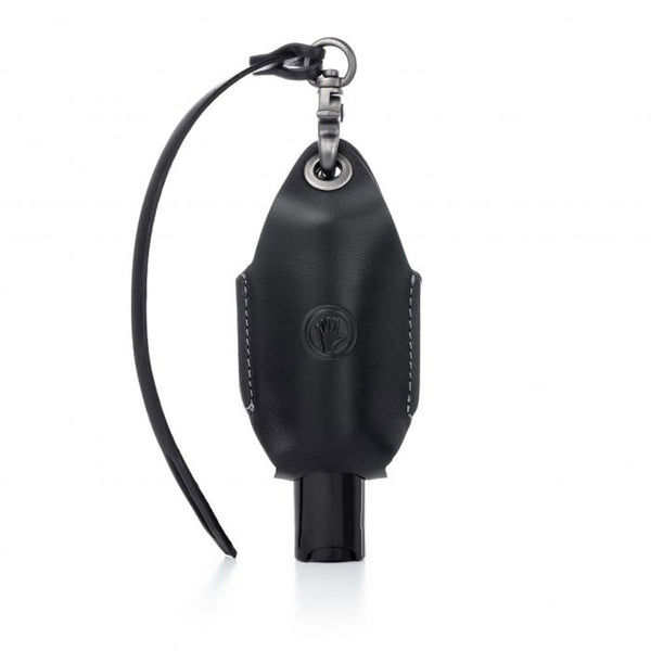 HandySan Black & Grey Leather Carry Case for Hand Sanitisers