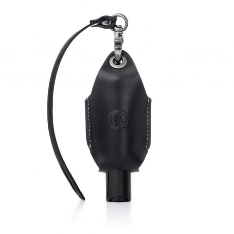 HandySan Black & Grey Leather Carry Case for Hand Sanitisers