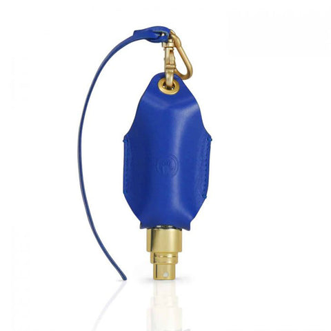 HandySan Blue Leather Carry Case for Hand Sanitisers