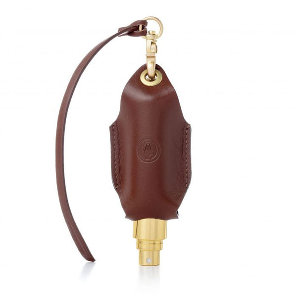 HandySan Brown Leather Carry Case for Hand Sanitisers