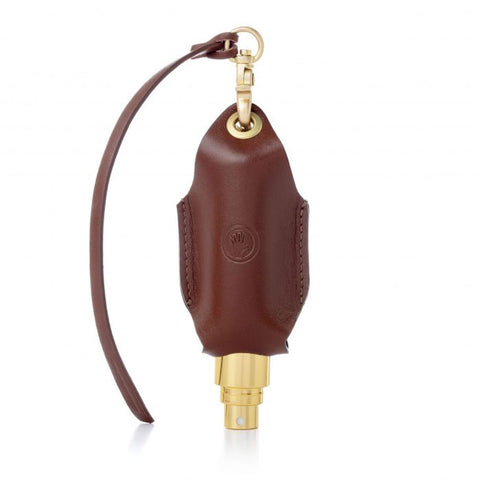 HandySan Brown Leather Carry Case for Hand Sanitisers