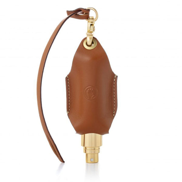 HandySan Tan Leather Carry Case for Hand Sanitisers