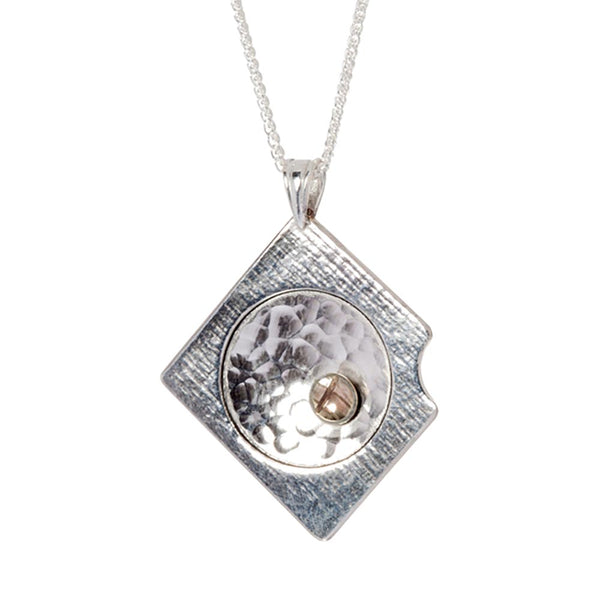 By the Light of the Moon Gold & Silver Luna Pendant Necklace