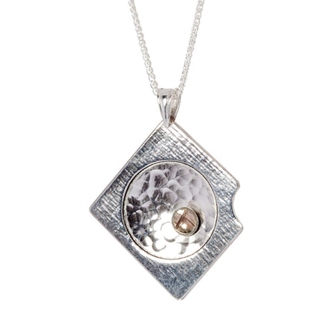 By the Light of the Moon Gold & Silver Luna Pendant Necklace