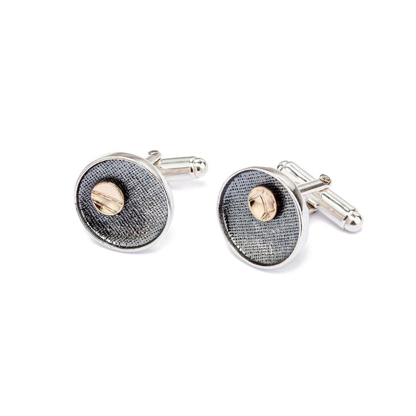 By the Light of the Moon Gold & Silver Moonlight Cufflinks
