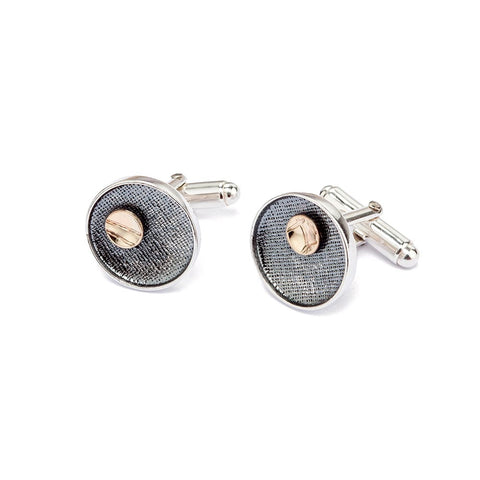 By the Light of the Moon Gold & Silver Moonlight Cufflinks