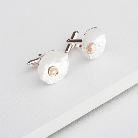 Making Waves Gold & Silver Cufflinks