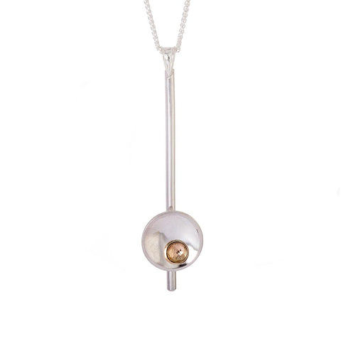 Pendulum Gold & Silver Pendant - Large