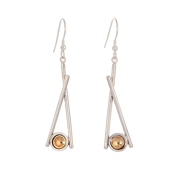 Pick Me Up Gold & Silver Drop Earrings