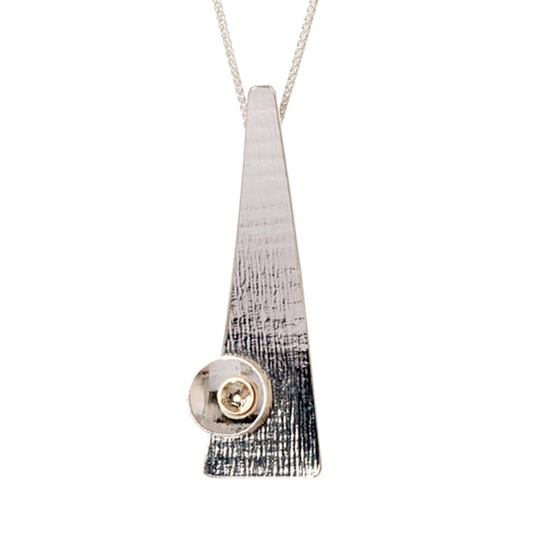 Sail Away Gold & Silver Pendant Necklace - Large