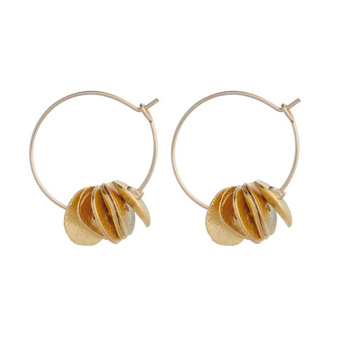 Mini Gold-Plated Hoops