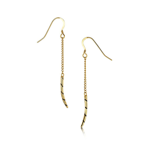 Unicorn Gold-Plated Drop Earrings