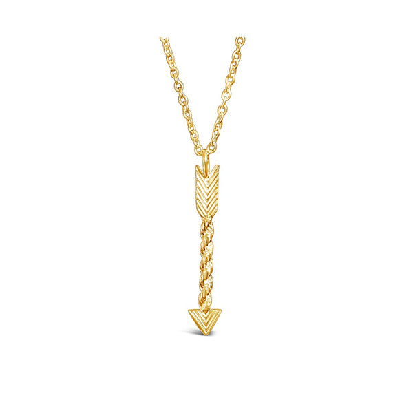 Vintage Arrow Sterling Silver & Gold-Plated Amulet